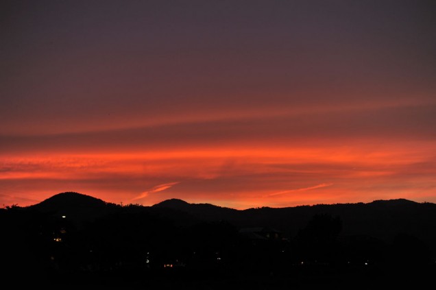 Coucher de soleil ; Kyoto